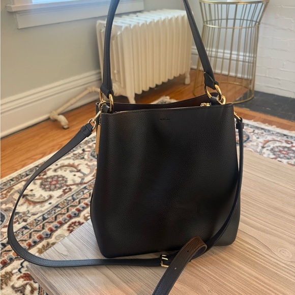 Coach Black Leather Bucket Bag - Picture 4 of 5